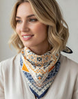Paisley & Arabesque Oriental Bandana Scarf