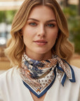 Geometric Pattern Bandana Scarf
