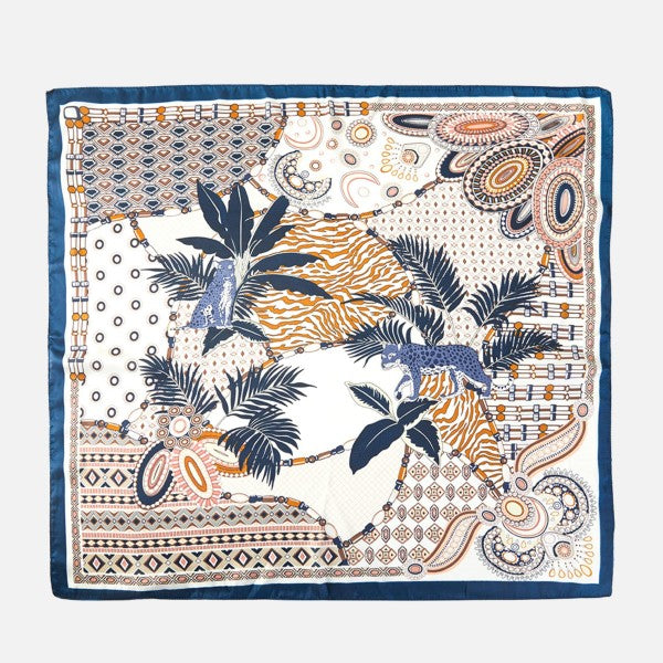 Geometric Pattern Bandana Scarf