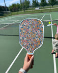 Cute Adult Pickleball Paddle - double sided, checkered
