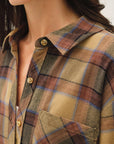 Sunset Plaid Flannel Shirt