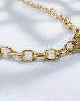 Bold Cable Chain Classic Gold Necklace