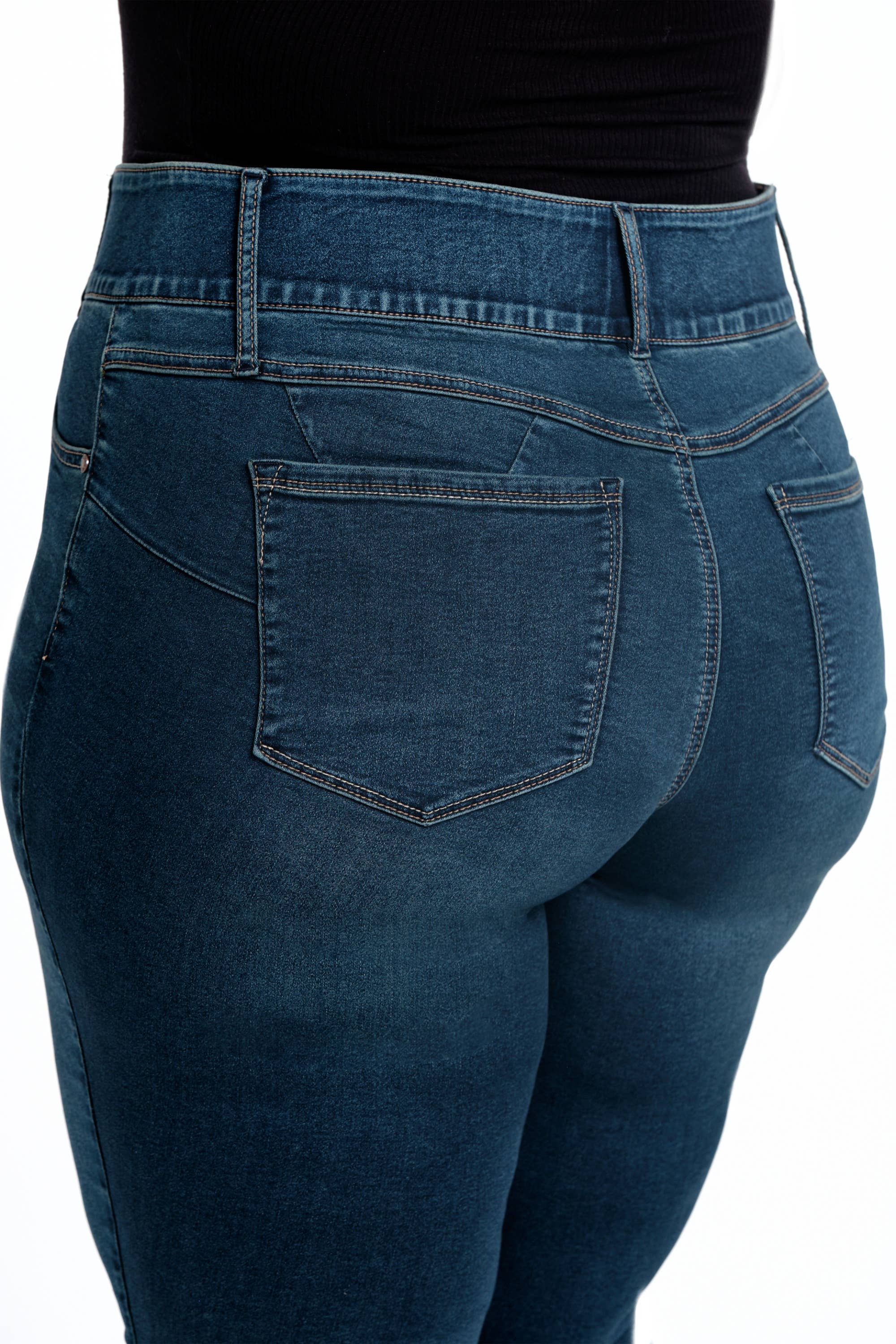 PLUS 32" SHAPEWEAR HIGH-RISE BOOTCUT