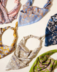 Classic Paisley Silk-Feel Polyester Bandana Scarf