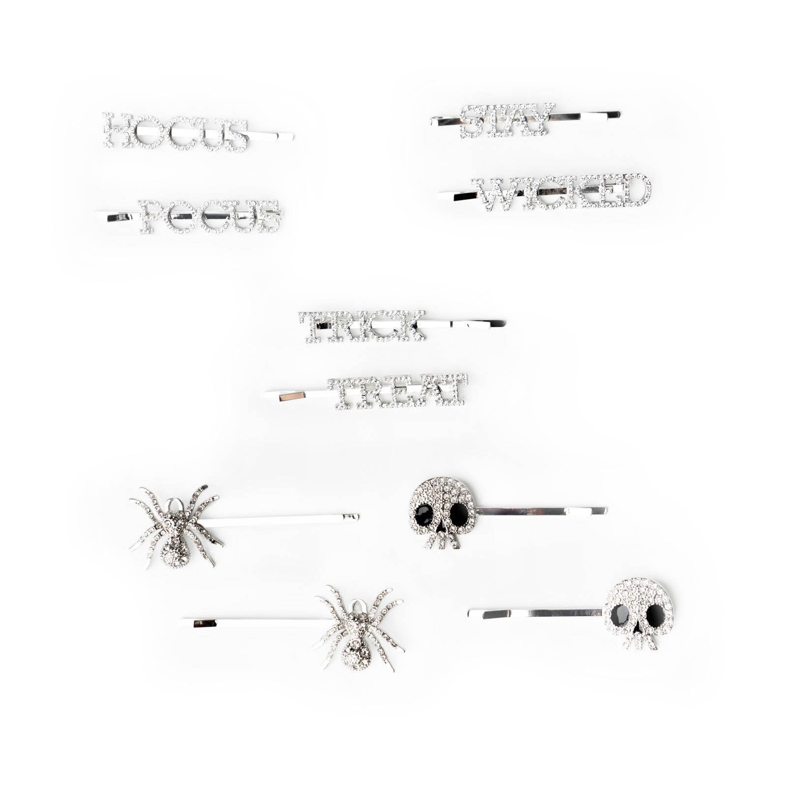 Halloween Bling Hair Clips