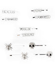 Halloween Bling Hair Clips