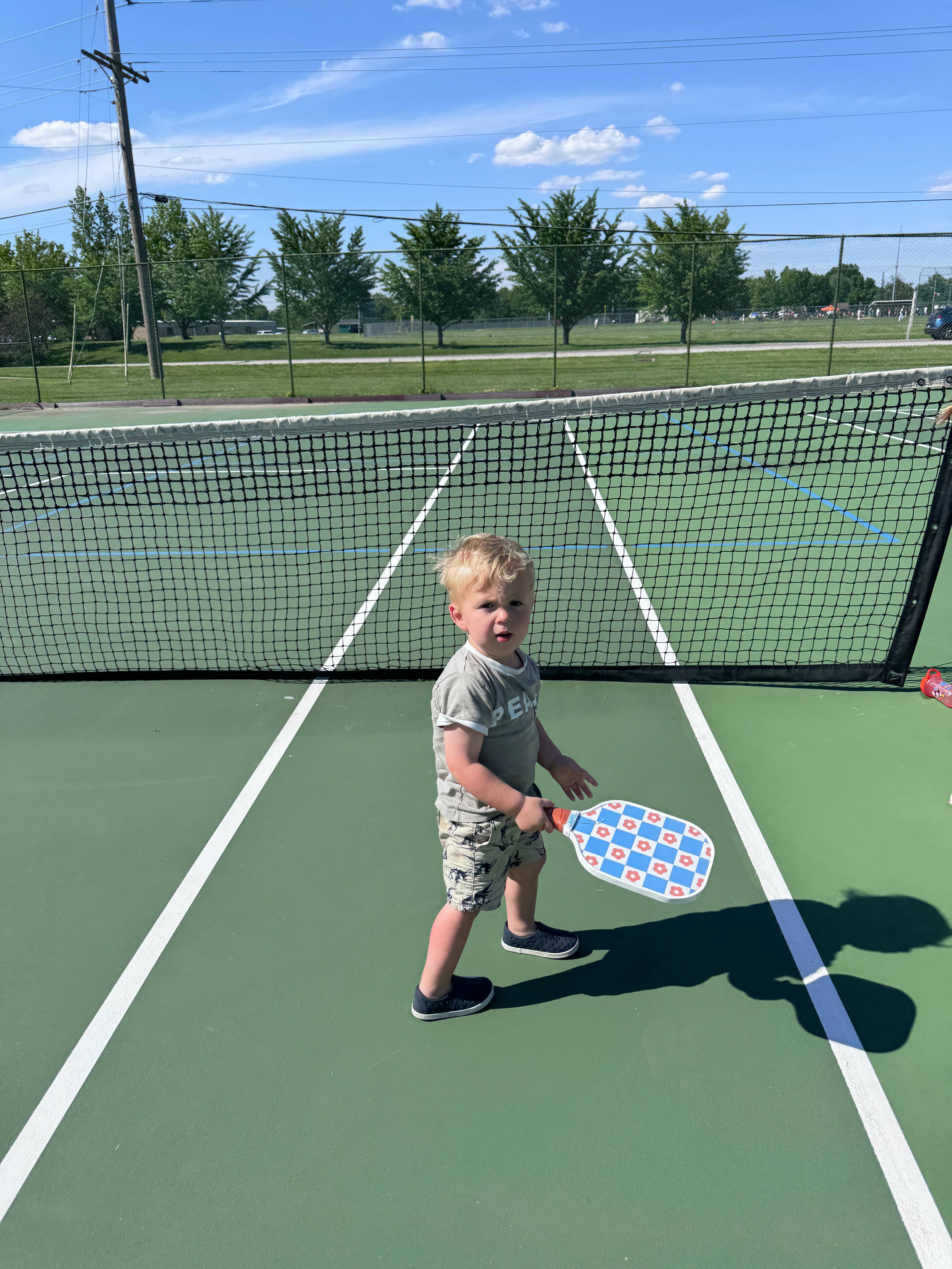 Kids Pickleball Paddle -  outdoor, summer, pickle ball, cute