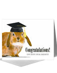 Congratulations some bunny special graduated! card