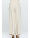 Linen Wide Leg Pants with Pockets