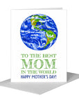 Earth, Mothers Day Greeting Card (