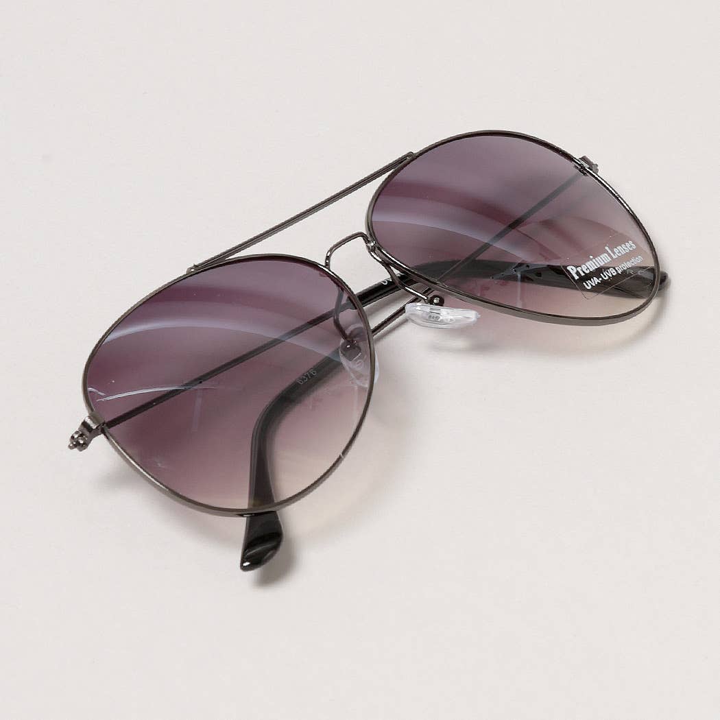Tinted Aviator Sunglasses