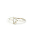Prism Sterling Ring - Crystal: 9 - large