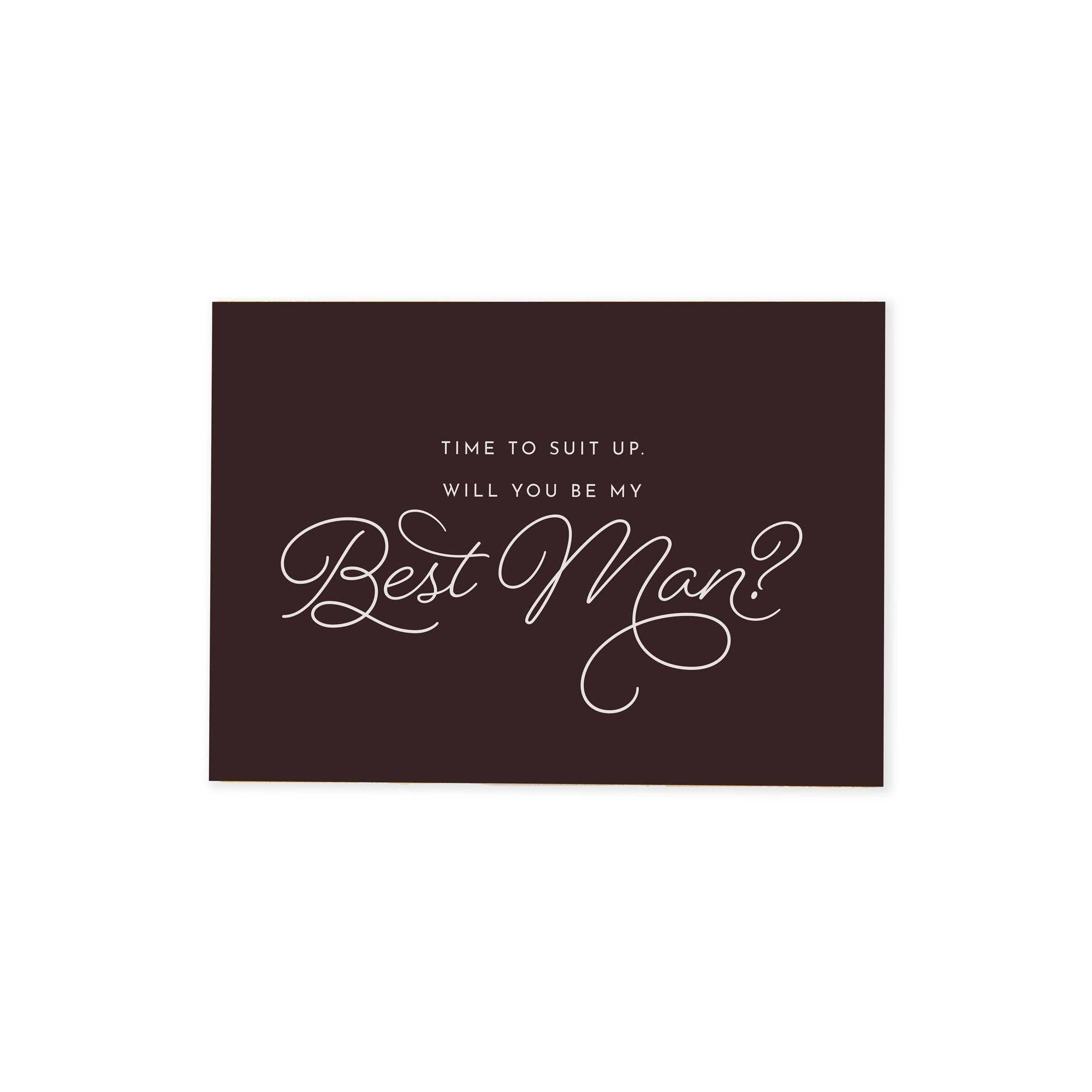 Be My Best Man Proposal Card