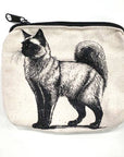 100% Cotton Canvas Zip Pouch