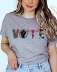 Vote - BLM Banned Books Female Gay Trans Rights T-Shirt
