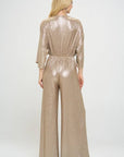 Made in USA Kimono Sleeve Wide Leg Jumpsuit
