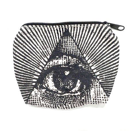 100% Cotton Canvas Zip Pouch