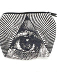 100% Cotton Canvas Zip Pouch