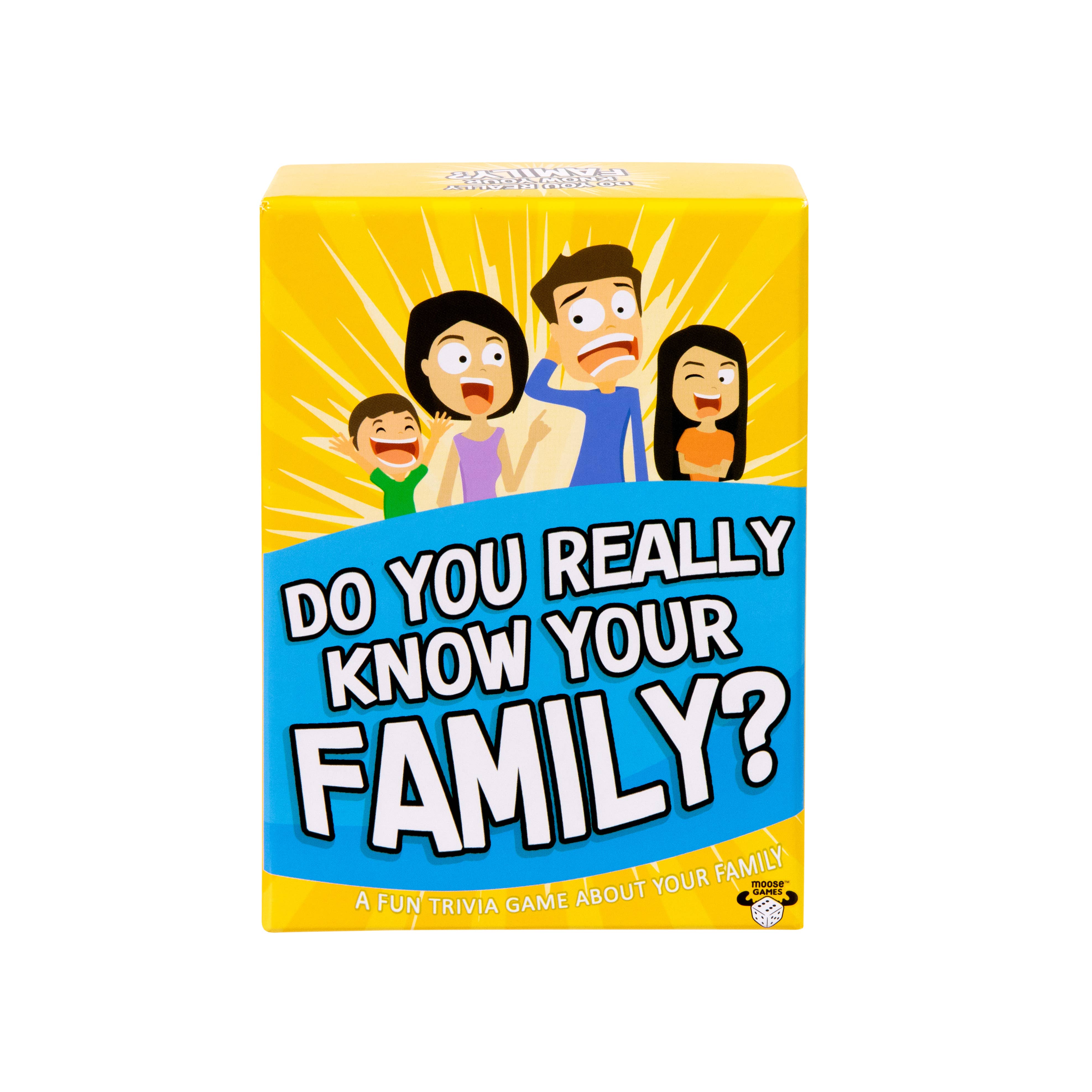 Moose Toys Do You Really Know Your Family Game