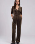 Cord Velvet Clan Jumpsuit by Traffic People