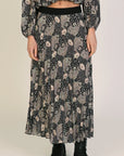 Traffic People Hera Skirt Faded Glory Print