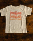 South Orange Ombre - Natural Toddler Tee