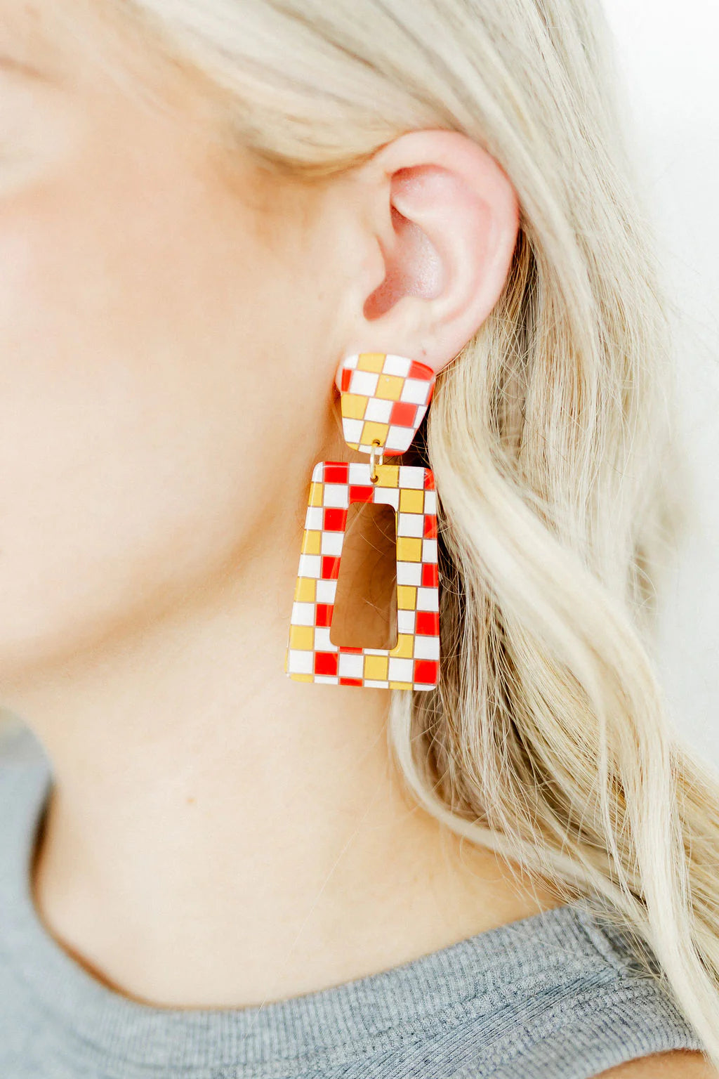The Kennedy statement earring- hypoallergenic