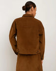 Sefina Corduroy Jacket Paper Label