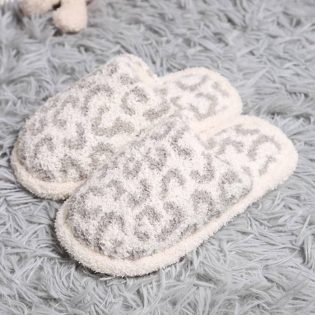Kid's Leopard Luxury Soft Slipper