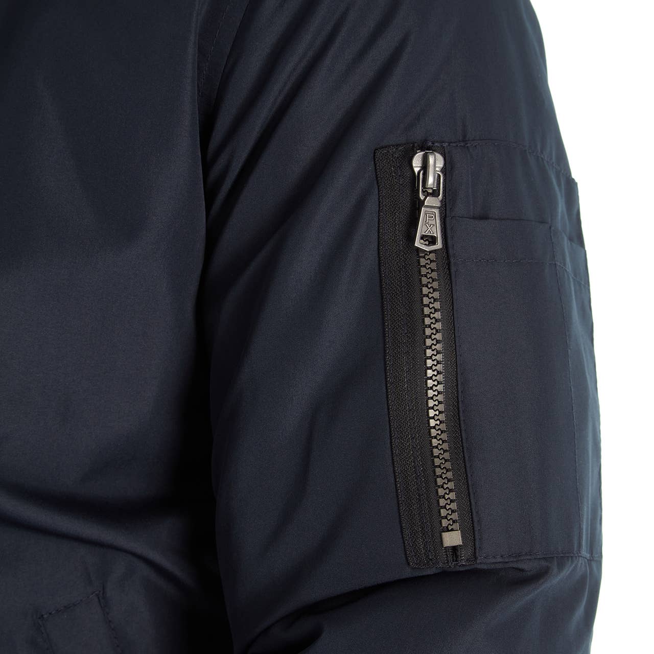 Lewis Sherpa Lined Bomber Jacket  - Navy