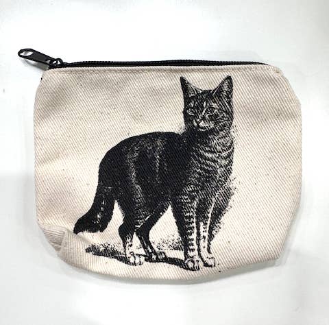 100% Cotton Canvas Zip Pouch