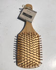 Bamboo Paddle Hairbrush - Square | Faire Market Bestseller
