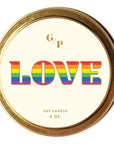 Love Pride Just Because 4 oz. Candle Tin