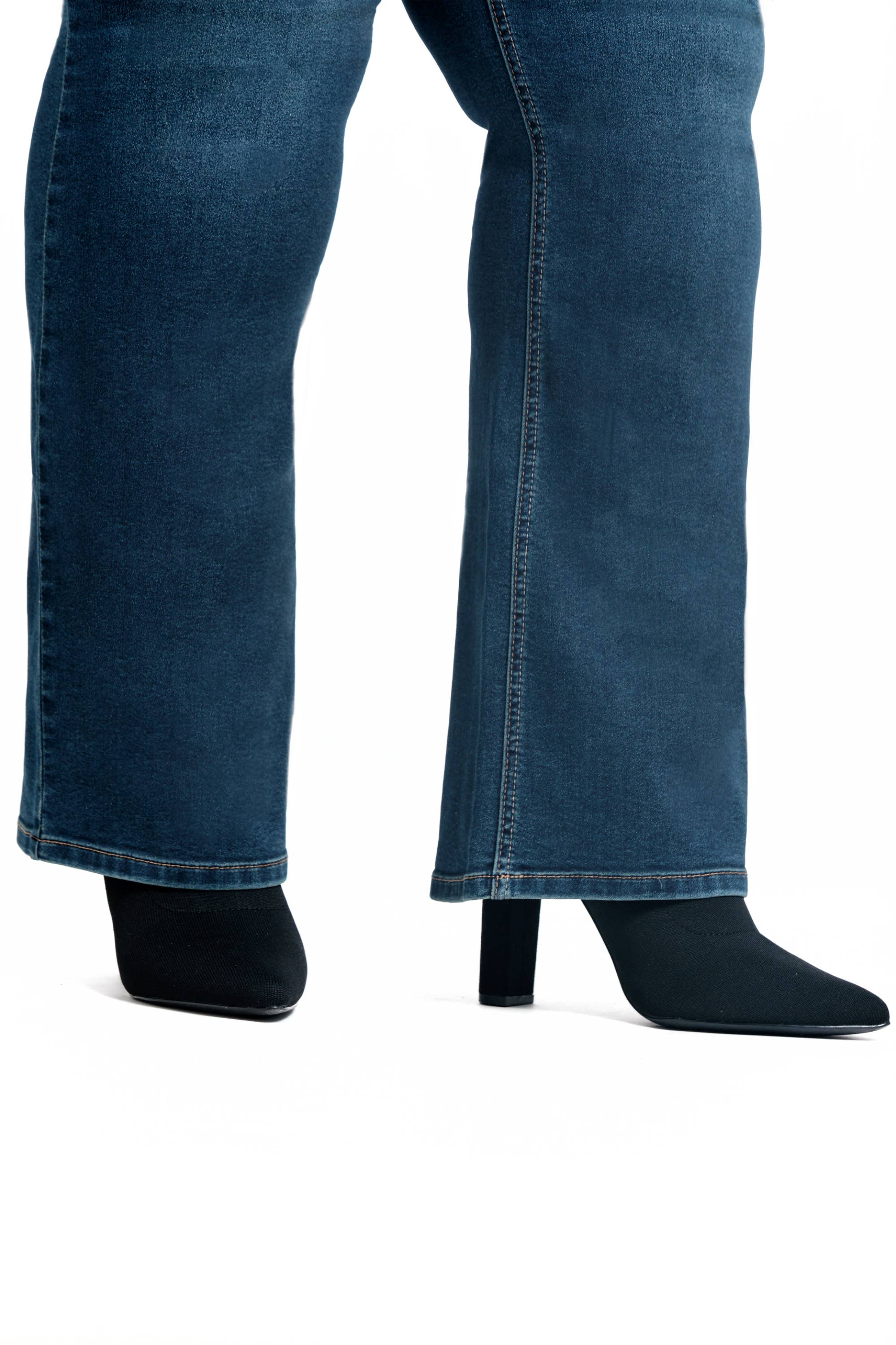 PLUS 32" SHAPEWEAR HIGH-RISE BOOTCUT