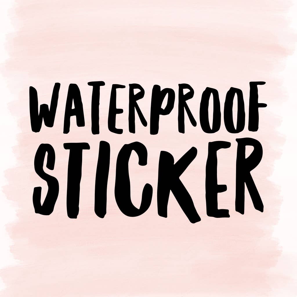 Funny Anxiety Sticker Heart Vinyl Sticker Mental Health Gift