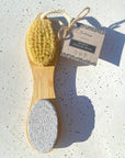 Bamboo Exfoliating Foot Pedicure Tool | Faire Market Best