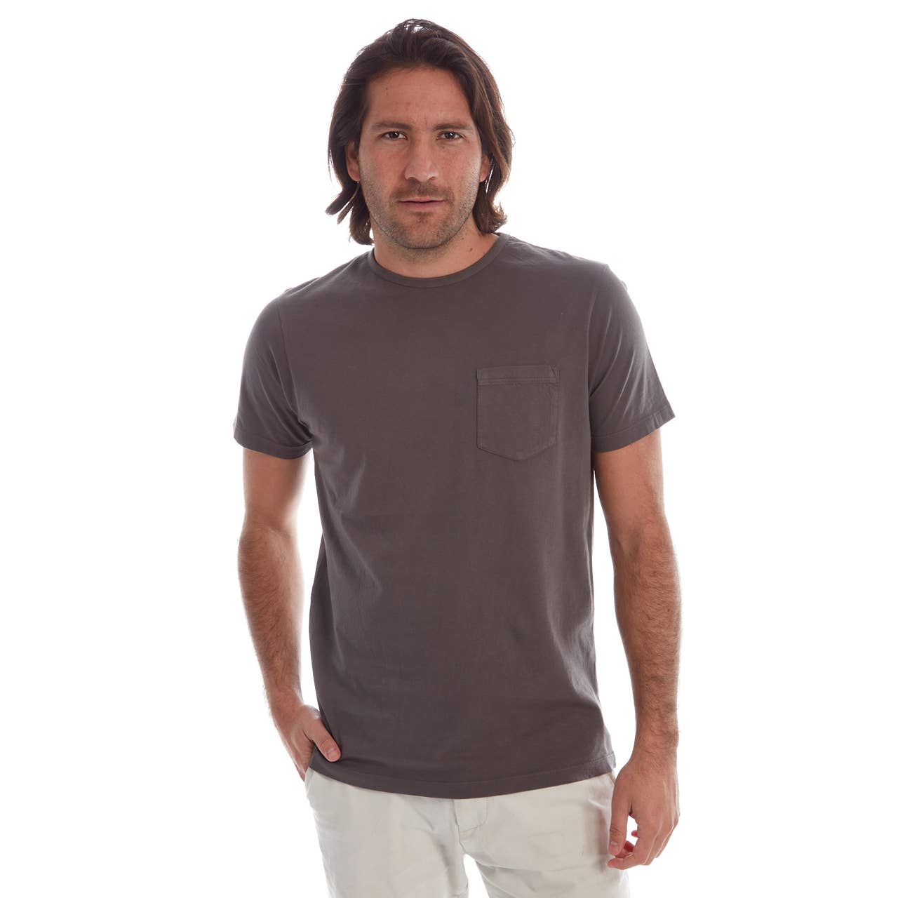 Gavin Short Sleeve Garment Dye Pocket Tee 3 Colors