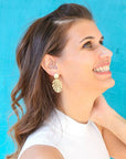 Monstera Studs