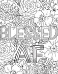 Inner F*cking Peace Adult Coloring Book