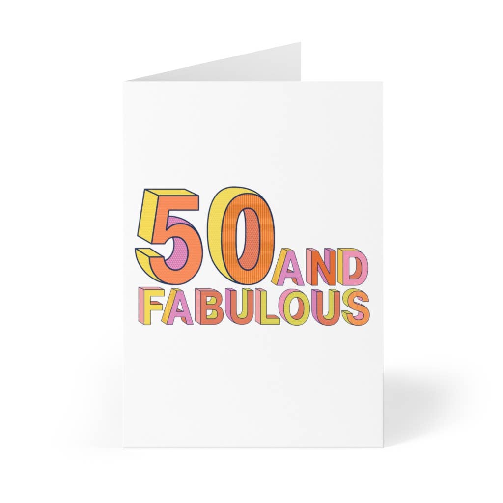 50th Birthday Card Milestone Funny Greeting Cards Sassy Card