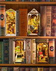 DIY Miniature House Book Nook Kit: Bookstore