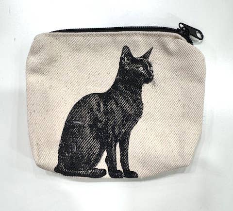 100% Cotton Canvas Zip Pouch