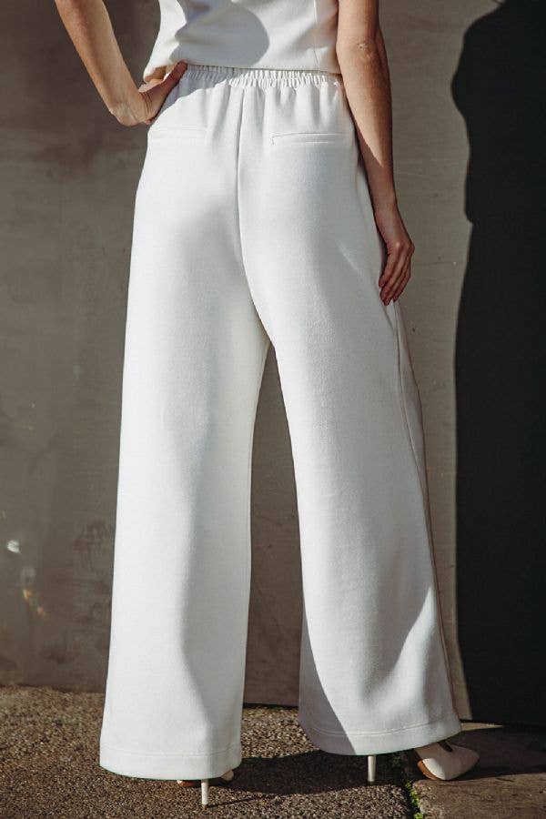 Wide Leg Knit Trouser