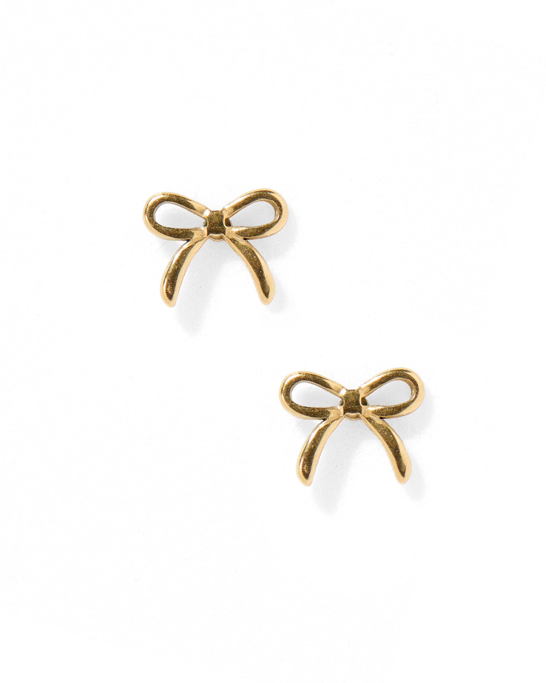 Screwback Stud Earrings - Sadie - Gold