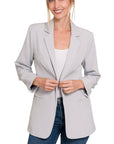 Open Front Classic Blazer