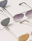 Tinted Aviator Sunglasses
