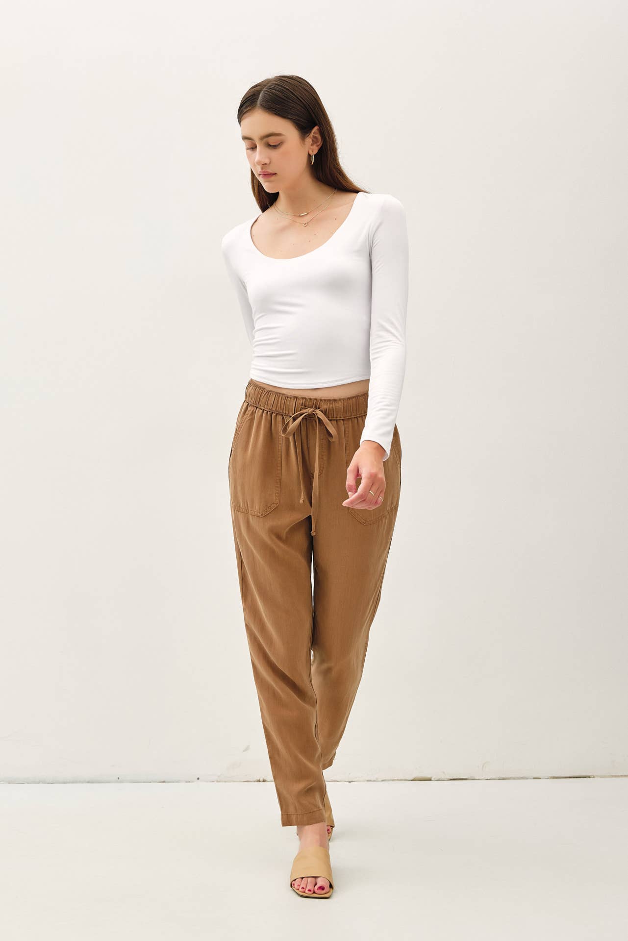 Tencel Tapered Pants