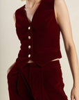 A velvet vest