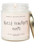 Best Teacher Ever 9 oz Soy Candle - Home Decor & Gifts