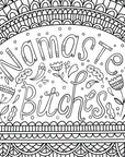 Inner F*cking Peace Adult Coloring Book